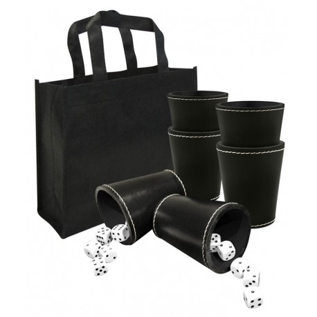 Set de 6 Cachos de PU Negro