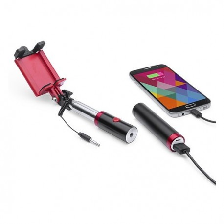 SELFIE STICK POWER BANK SLATHAM   (Con Logo 1 Color)